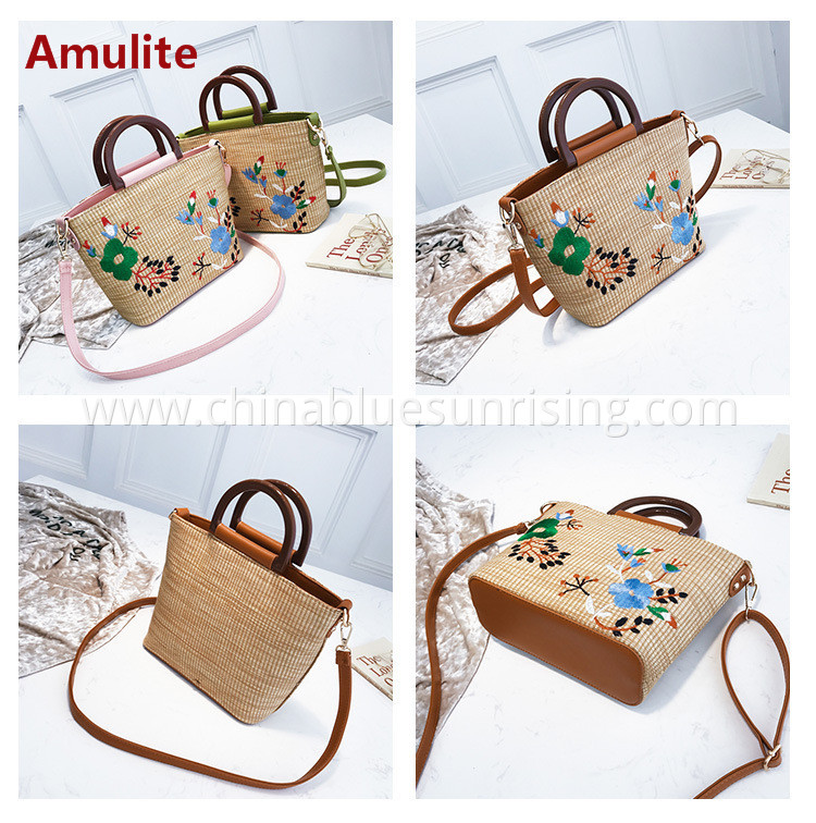 Pu Straw Bag